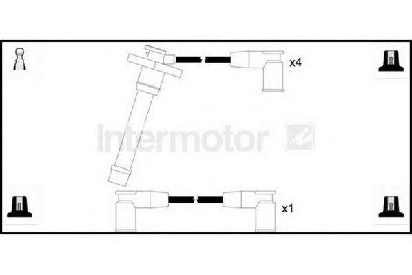 Ккомплект проводов зажигания 73962 STANDARD
