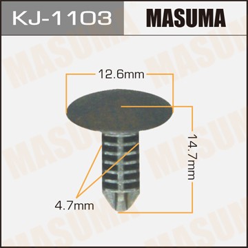 Клипса крепежная KJ1103 MASUMA