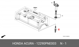 Свеча зажигания 12290PNE003 HONDA