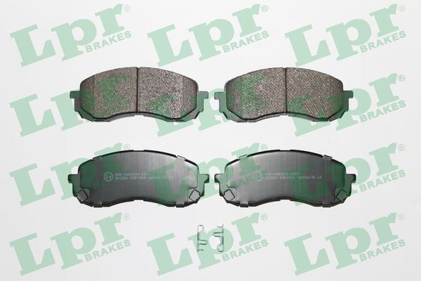 Колодки тормозные дисковые 05P1454 LPR