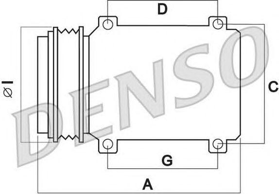 Компрессор, кондиционер DCP05025 DENSO