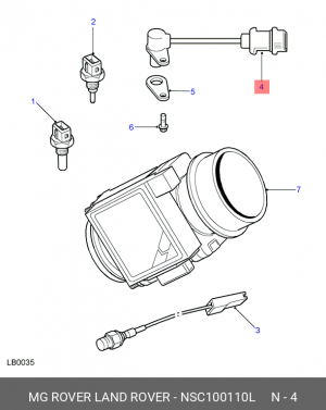 Датчик импульсов NSC100110L MG ROVER LAND ROVER