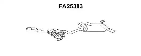 Глушитель выхлопных газов конечный FA25383 VENEPORTE