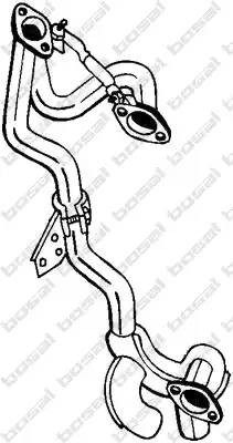 Выпускной трубопровод 827445 BOSAL