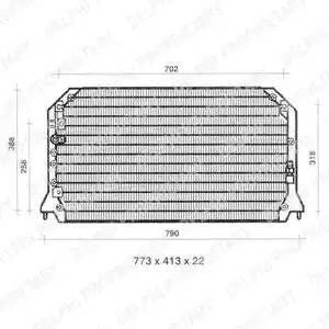 Конденсатор, кондиционер TSP0225310 DELPHI
