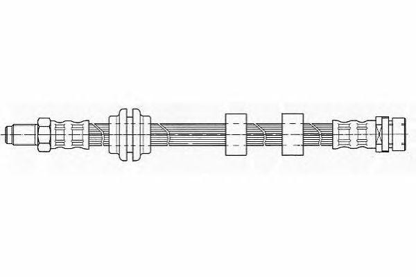 Тормозной шланг FHY2117 FERODO