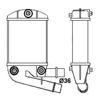 Интеркулер 30167 NRF