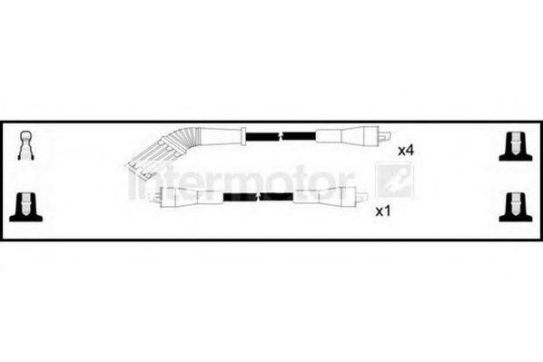 Ккомплект проводов зажигания 73747 STANDARD