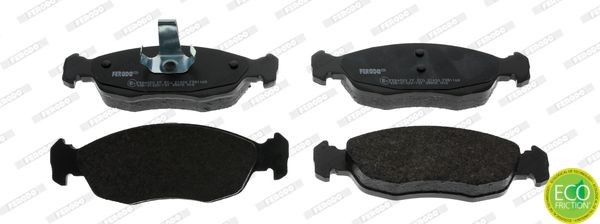 Комплект тормозных колодок, диско FDB1168 FERODO