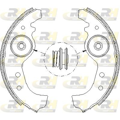 Комплект тормозных колодок 401501 ROADHOUSE