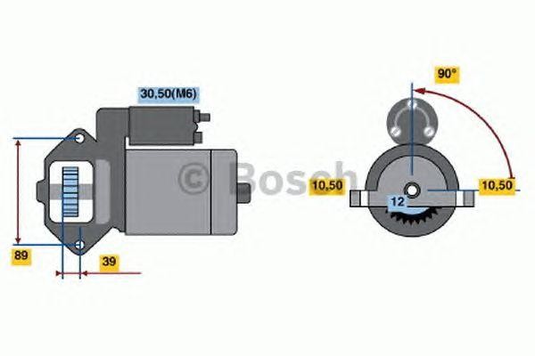 Стартер 0 001 109 205 BOSCH