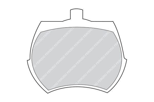 Комплект тормозных колодок FSB692 FERODO