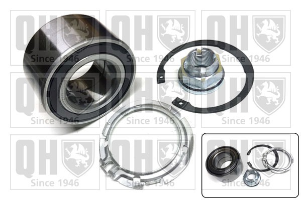 Комплект подшипника ступицы колеса QWB1254 QUINTON HAZELL