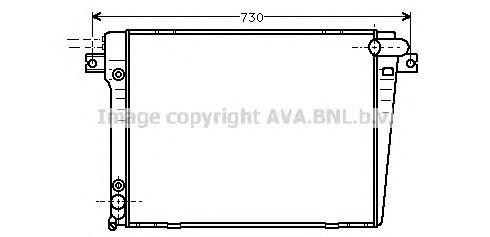 Радиатор масляный ДВС BW2062 AVA