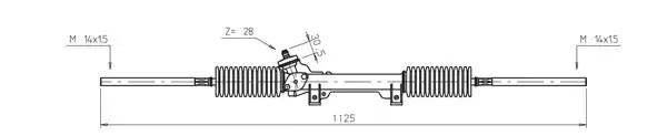 Рулевой механизм DSR066L DELCO REMY