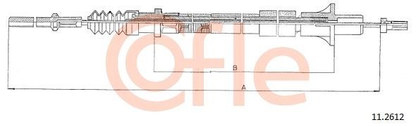 Трос сцепления 112612 COFLE