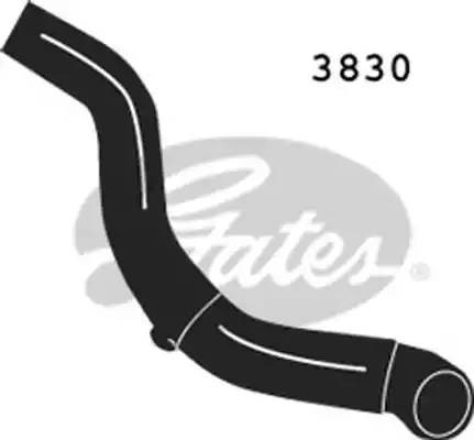 Шланг радиатора 3830 GATES