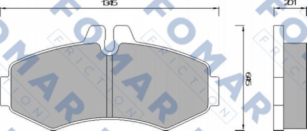 Колодки тормозные дисковые 51678681 ROULUNDS BRAKING