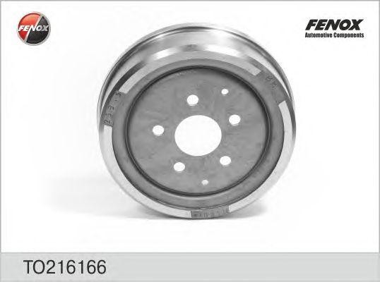 Барабан тормозной TO216166 FENOX