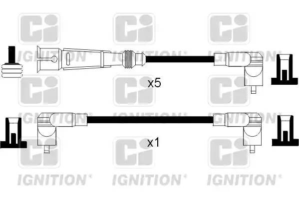 Ккомплект проводов зажигания XC973 QUINTON HAZELL