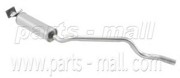 Резонатор - средняя часть системы ОГ PYC-036 PMC PARTS MALL