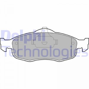 Комплект тормозных колодок, диско LP782 DELPHI