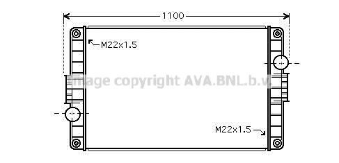 Интеркулер MN4036 AVA