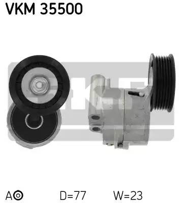 Натяжной ролик, поликлиновой  ремень VKM35500 SKF