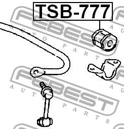 Втулка стабилизатора TSB-777 FEBEST