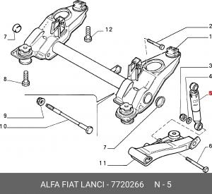Деталь 7720266 ALFA FIAT LANCIA