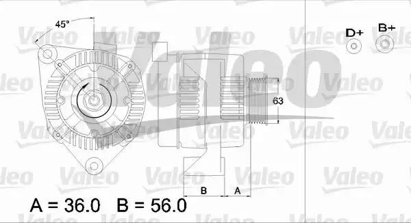 Генератор 436613 VALEO PHC