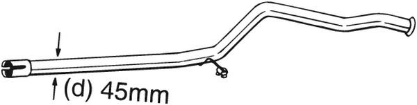 Выпускной трубопровод 889-181 BOSAL