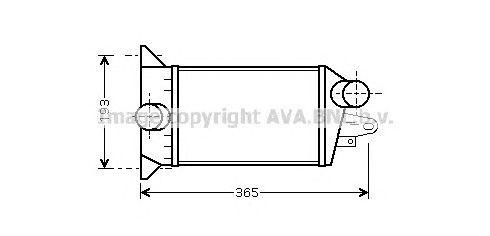 Интеркулер FD4354 AVA
