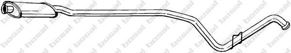Средний глушитель выхлопных газов 287-505 BOSAL