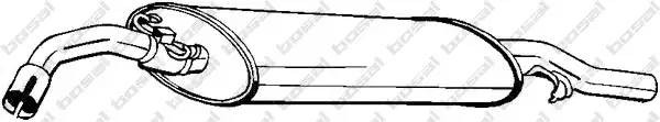 Глушитель выхлопных газов конечный 233-409 BOSAL