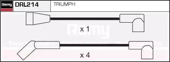 Ккомплект проводов зажигания DRL214 DELCO REMY