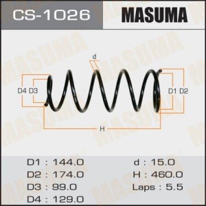 Пружина подвески CS-1026 MASUMA