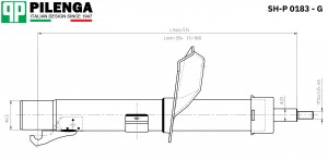 Амортизатор подвески SHP0183G PILENGA