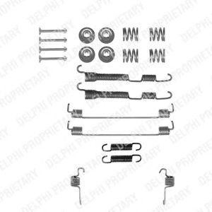 Комплектующие, тормозная колодка LY1269 DELPHI