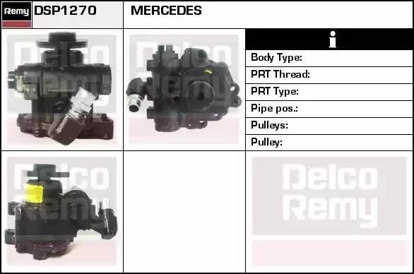 Гидравлический насос, рулевое управление DSP1270 DELCO REMY