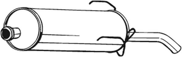Глушитель выхлопных газов конечный 190-807 BOSAL