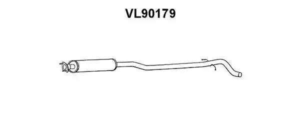 Предглушитель выхлопных газов VL90179 VENEPORTE