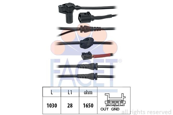 Бегунок распределителя зажигани 38581 FACET