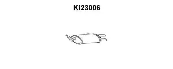Глушитель выхлопных газов конечный KI23006 VENEPORTE