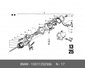 Топливный насос 13 31 1 252 506 BMW