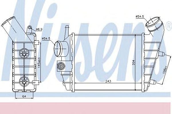 Интеркулер 96699 NISSENS