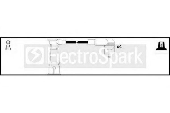 Ккомплект проводов зажигания OEK494 STANDARD