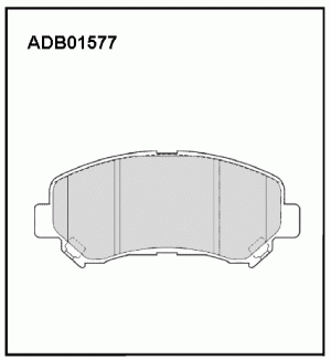 Колодки тормозные дисковые ADB01577 ALLIED NIPPON