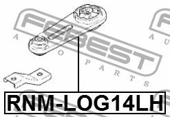 Подушка двигателя RNM-LOG14LH FEBEST