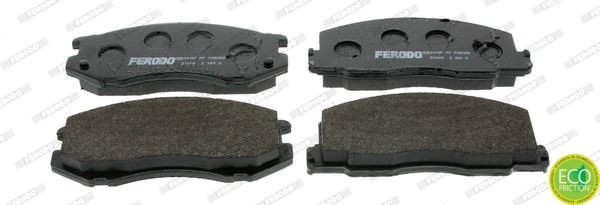 Комплект тормозных колодок, диско FDB306 FERODO